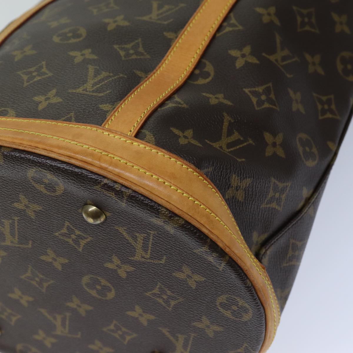 LOUIS VUITTON Monogram Bucket GM Shoulder Bag M42236 LV Auth 76338