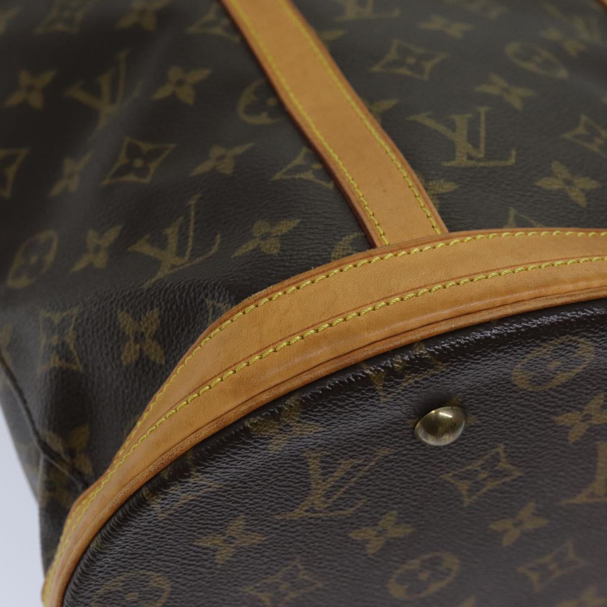 LOUIS VUITTON Monogram Bucket GM Shoulder Bag M42236 LV Auth 76338