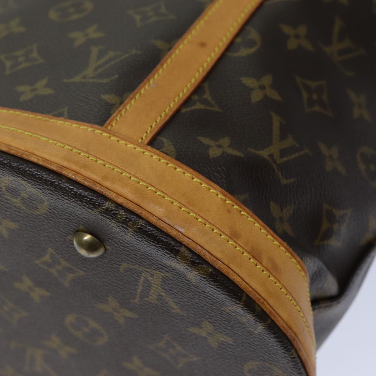 LOUIS VUITTON Monogram Bucket GM Shoulder Bag M42236 LV Auth 76338