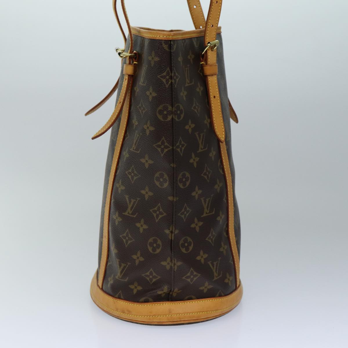 LOUIS VUITTON Monogram Bucket GM Shoulder Bag M42236 LV Auth 76338