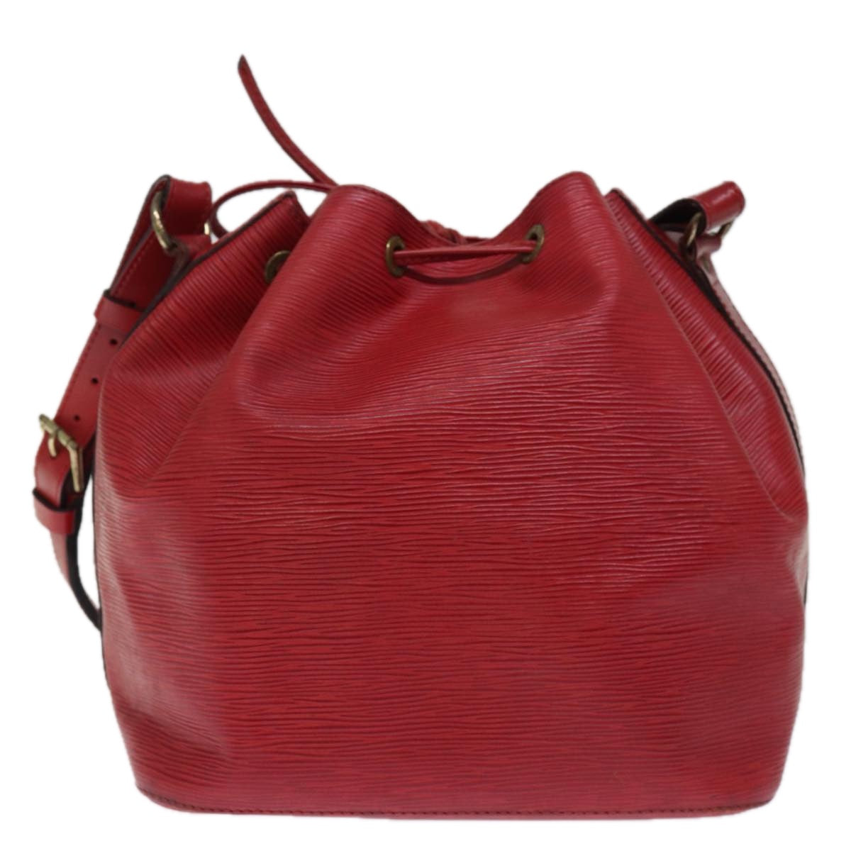 LOUIS VUITTON Epi Petit Noe Shoulder Bag Red M44107 LV Auth 76343 - 0