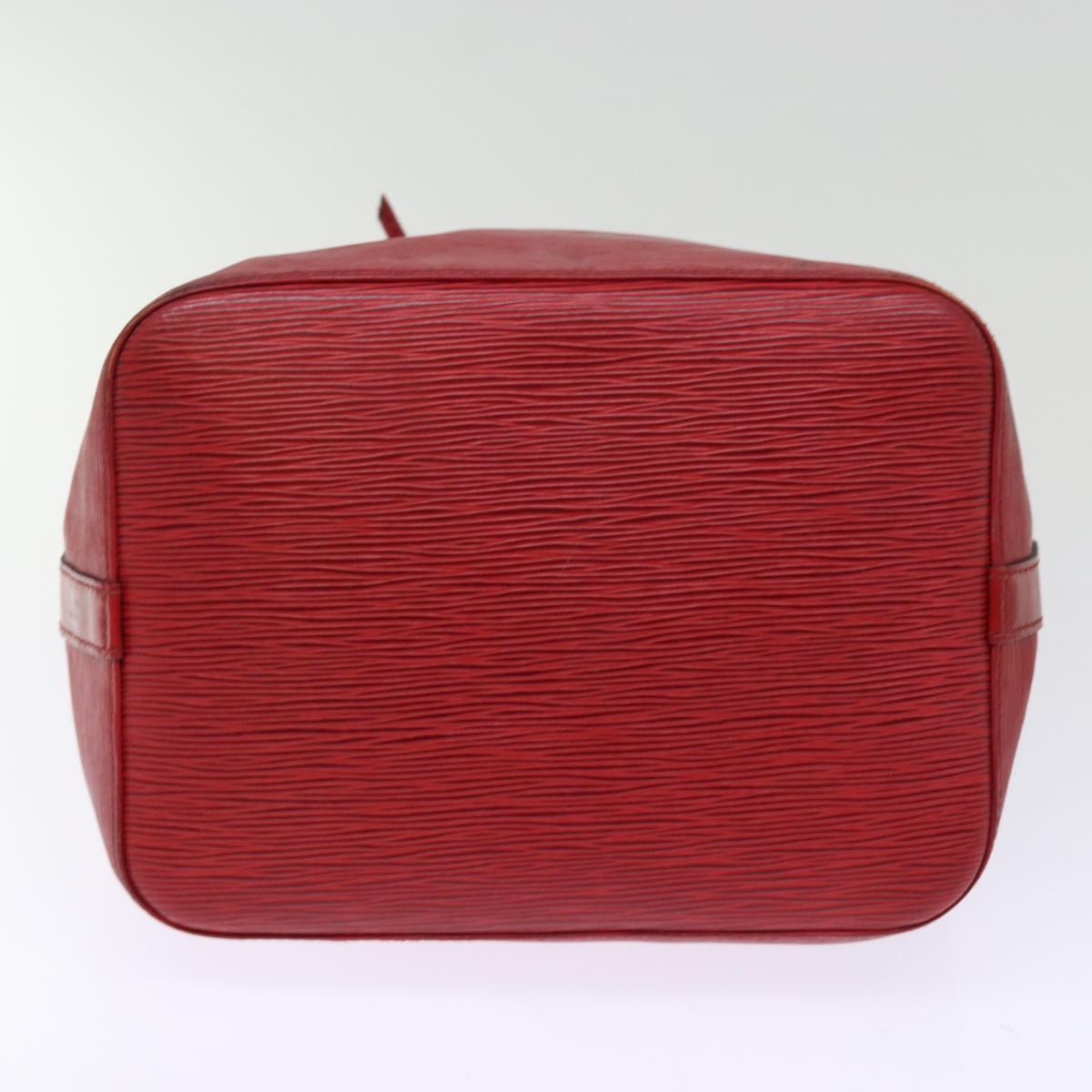 LOUIS VUITTON Epi Petit Noe Shoulder Bag Red M44107 LV Auth 76343