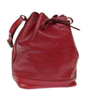LOUIS VUITTON Epi Noe Shoulder Bag Red M44007 LV Auth 76345-1
