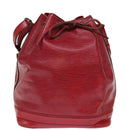 LOUIS VUITTON Epi Noe Shoulder Bag Red M44007 LV Auth 76345-13
