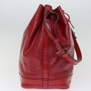 LOUIS VUITTON Epi Noe Shoulder Bag Red M44007 LV Auth 76345-3