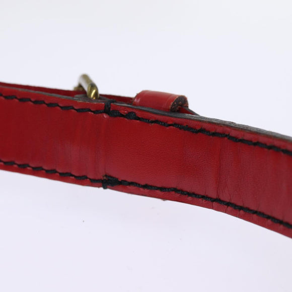 LOUIS VUITTON Epi Noe Shoulder Bag Red M44007 LV Auth 76345