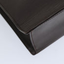 LOUIS VUITTON Epi Sac Plat Hand Bag Mocha Brown M5908D LV Auth 76346-15