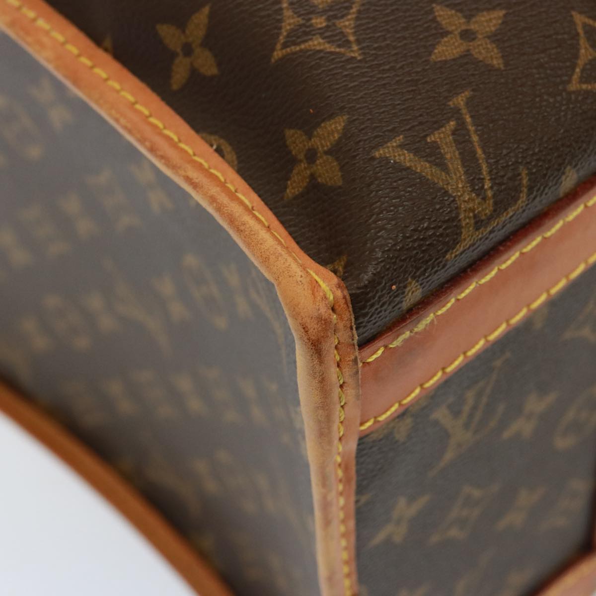 LOUIS VUITTON Monogram Sac Shan 40 Pet Carry M42024 LV Auth 76350