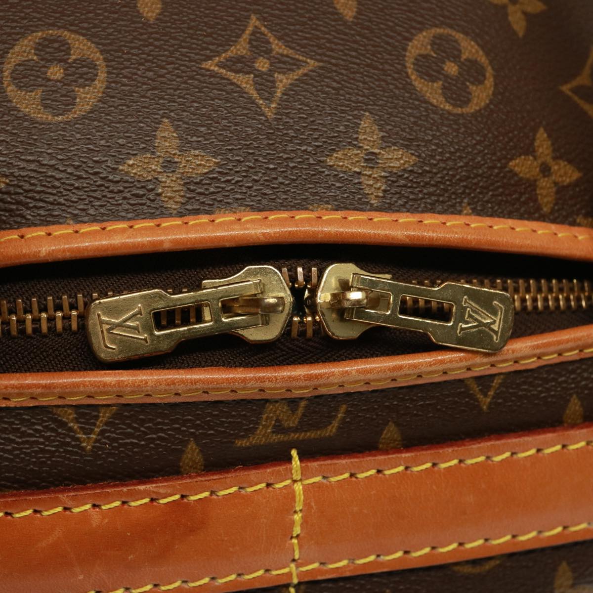 LOUIS VUITTON Monogram Sac Shan 40 Pet Carry M42024 LV Auth 76350