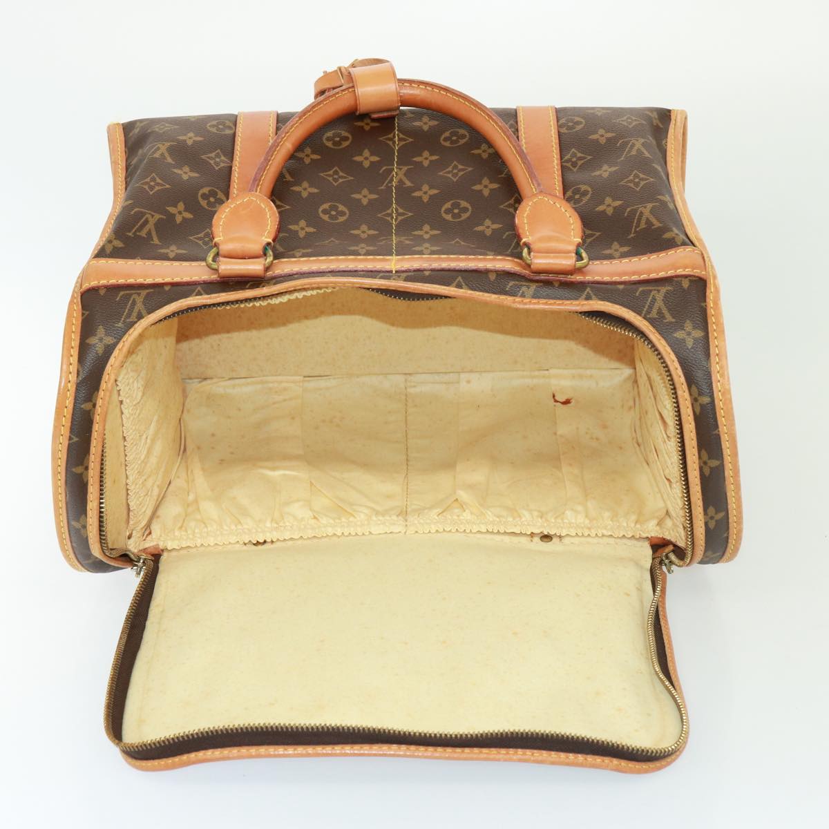 LOUIS VUITTON Monogram Sac Shan 40 Pet Carry M42024 LV Auth 76350