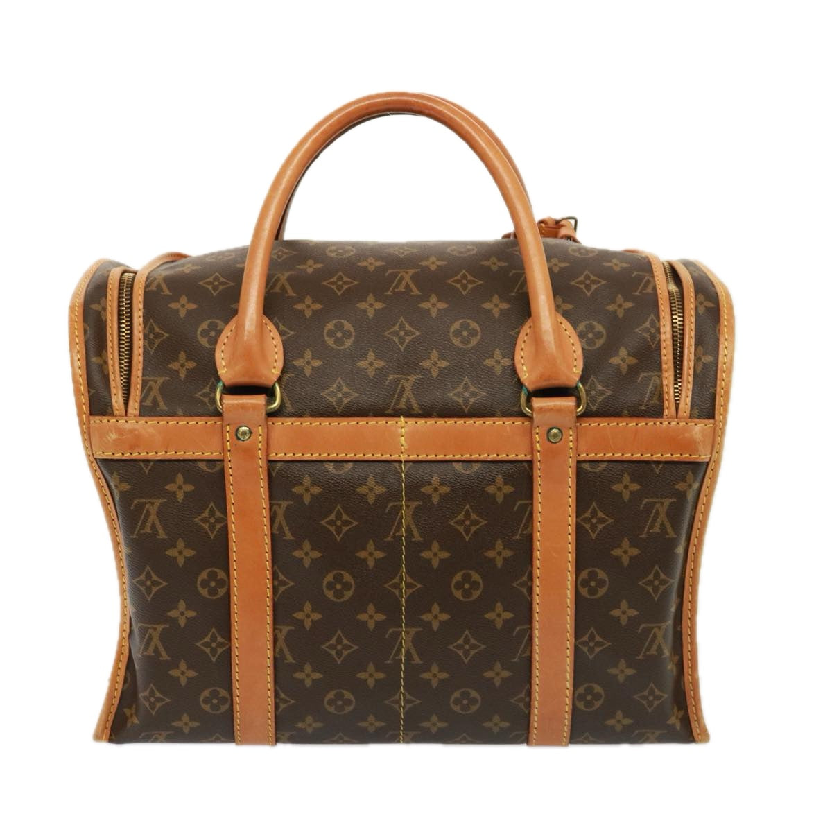 LOUIS VUITTON Monogram Sac Shan 40 Pet Carry M42024 LV Auth 76350