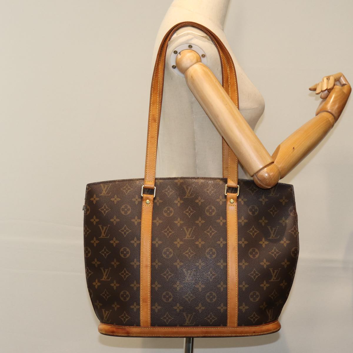 LOUIS VUITTON Monogram Babylone Tote Bag M51102 LV Auth 76354