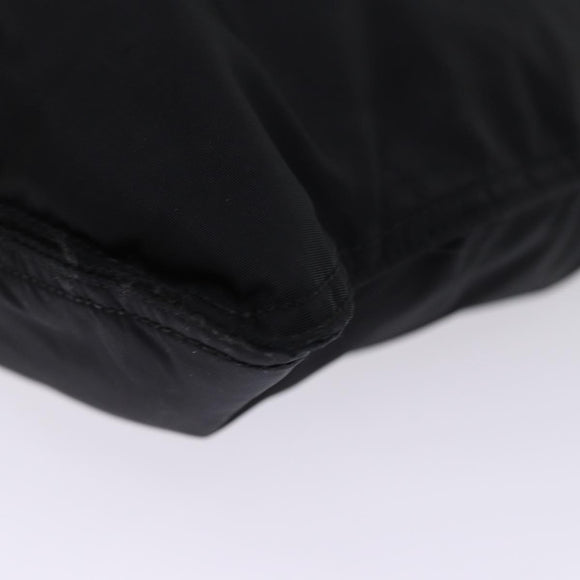 PRADA Tote Bag Nylon Black Auth 76367