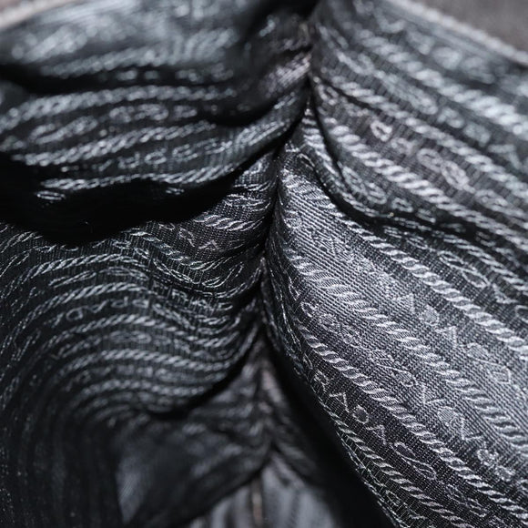 PRADA Tote Bag Nylon Black Auth 76367