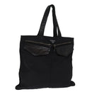 PRADA Tote Bag Nylon Black Auth 76367-1