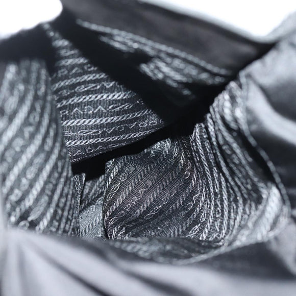 PRADA Tote Bag Nylon Black Auth 76367