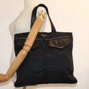PRADA Tote Bag Nylon Black Auth 76367-27