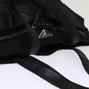 PRADA Tote Bag Nylon Black Auth 76367-6