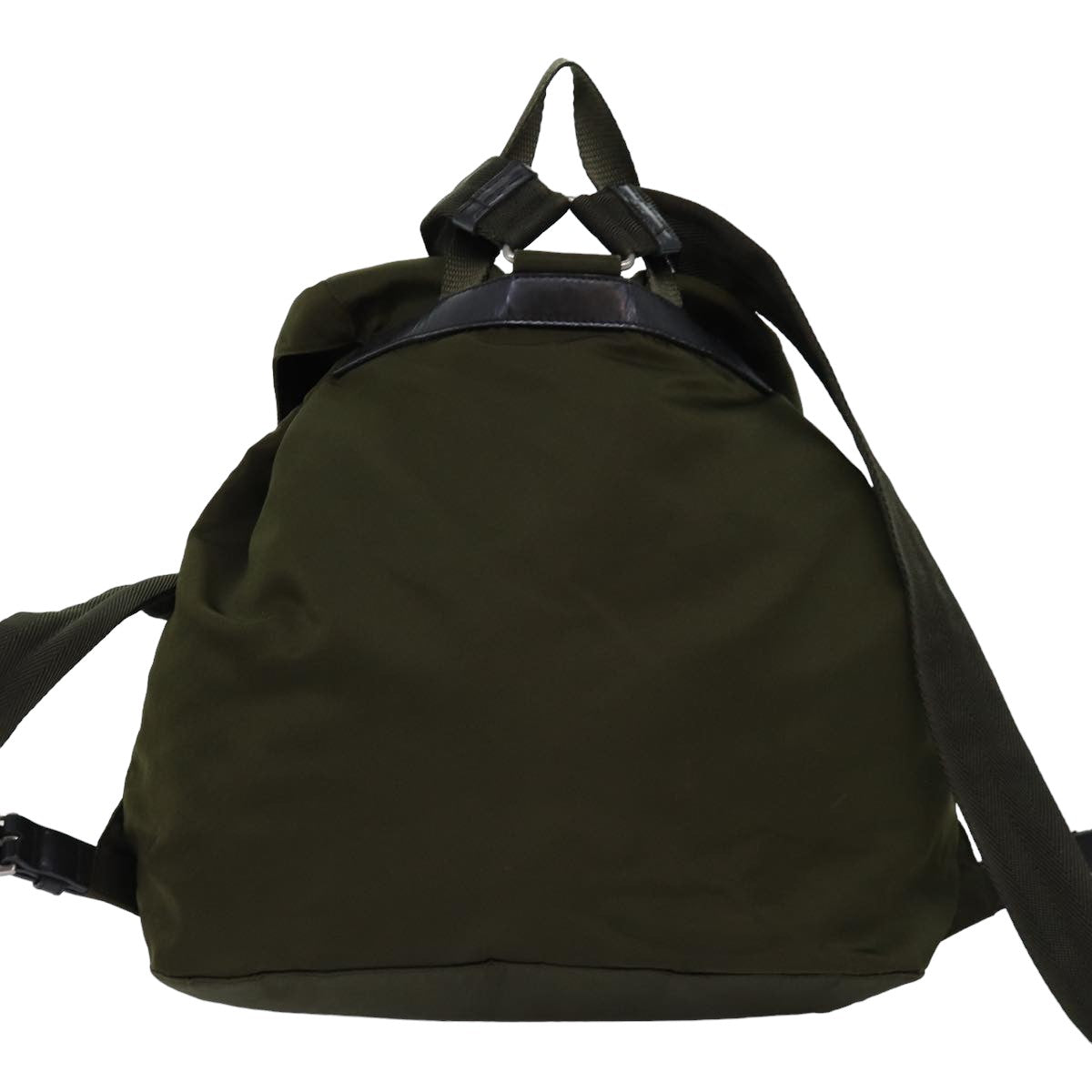 PRADA Backpack Nylon Khaki Auth 76369 - 0
