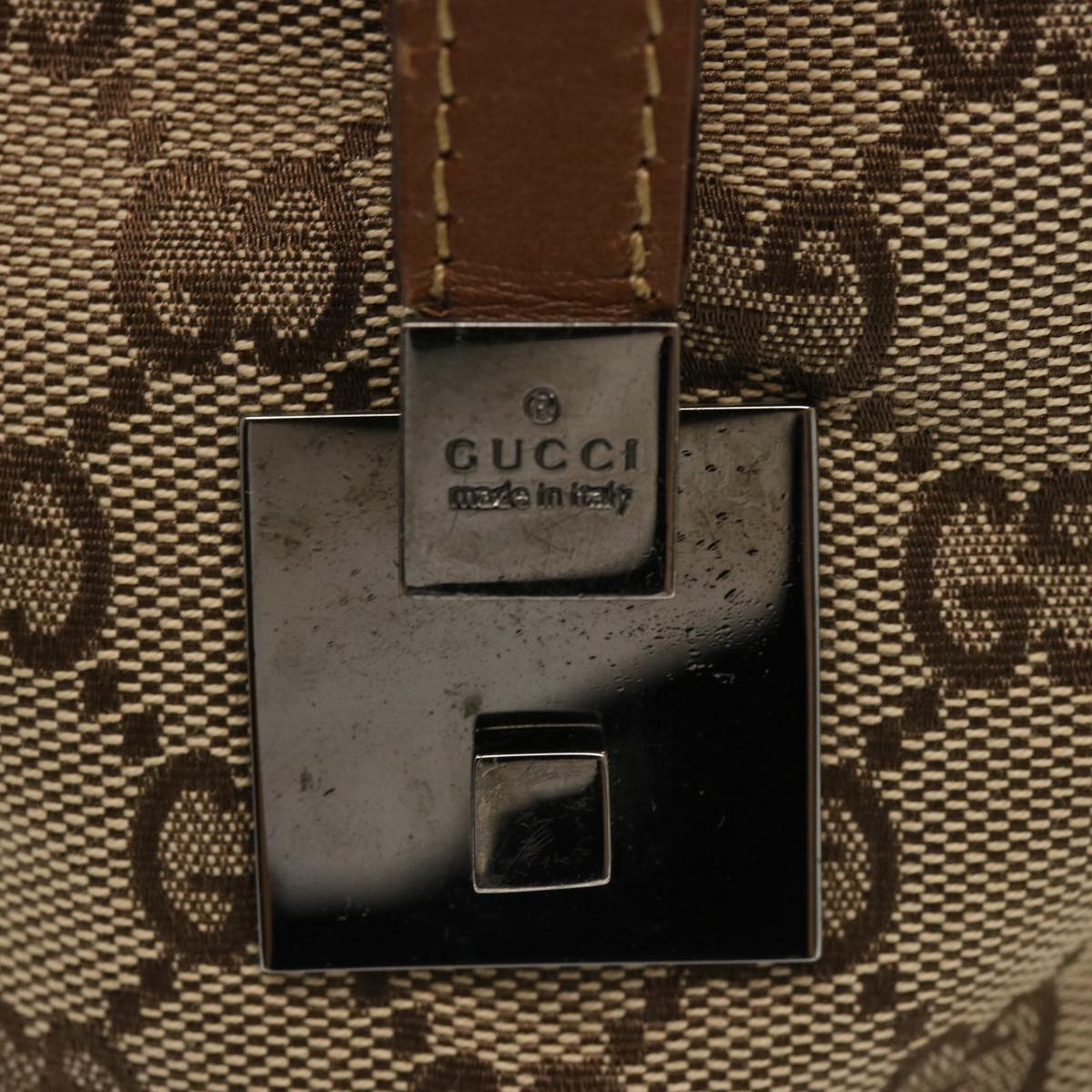 GUCCI GG Canvas Web Sherry Line Boston Bag Beige Red 2122 000 5301 Auth 76390