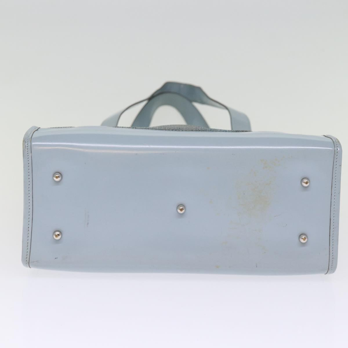 GUCCI Shoulder Bag Patent leather Light Blue 002 1705 0405 Auth 76399