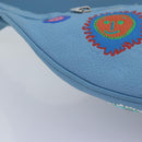 LOUIS VUITTON Taurillon Monogram Maxi Bum Bag bag Light Blue M21715 Auth 76433A-14