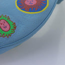 LOUIS VUITTON Taurillon Monogram Maxi Bum Bag bag Light Blue M21715 Auth 76433A-15