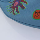 LOUIS VUITTON Taurillon Monogram Maxi Bum Bag bag Light Blue M21715 Auth 76433A-16