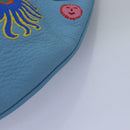 LOUIS VUITTON Taurillon Monogram Maxi Bum Bag bag Light Blue M21715 Auth 76433A-17