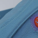 LOUIS VUITTON Taurillon Monogram Maxi Bum Bag bag Light Blue M21715 Auth 76433A-19