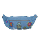 LOUIS VUITTON Taurillon Monogram Maxi Bum Bag bag Light Blue M21715 Auth 76433A-2