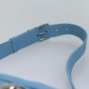 LOUIS VUITTON Taurillon Monogram Maxi Bum Bag bag Light Blue M21715 Auth 76433A-8