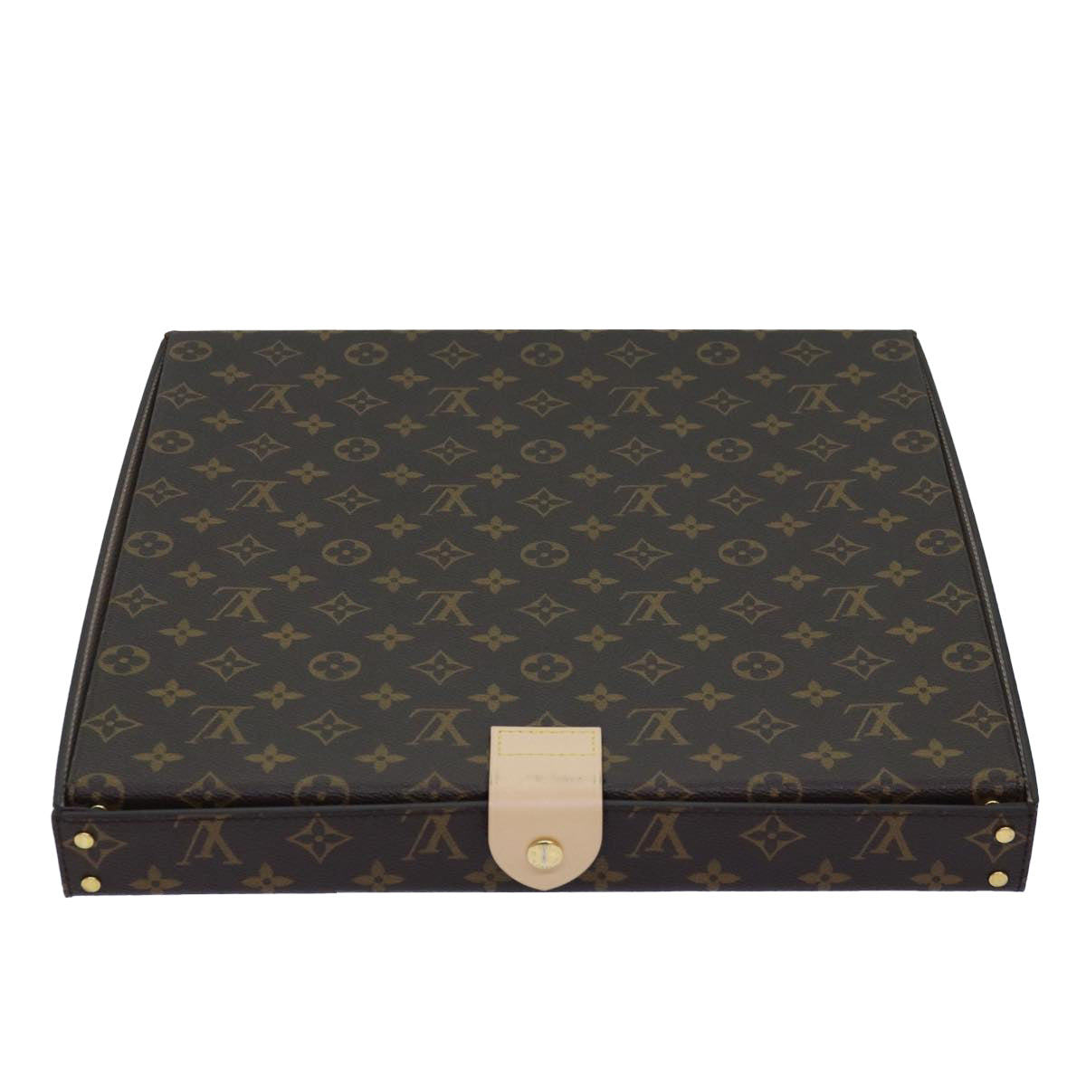 LOUIS VUITTON Monogram Record Case Pizza Box GI0634 LV Auth 76434SA - 0