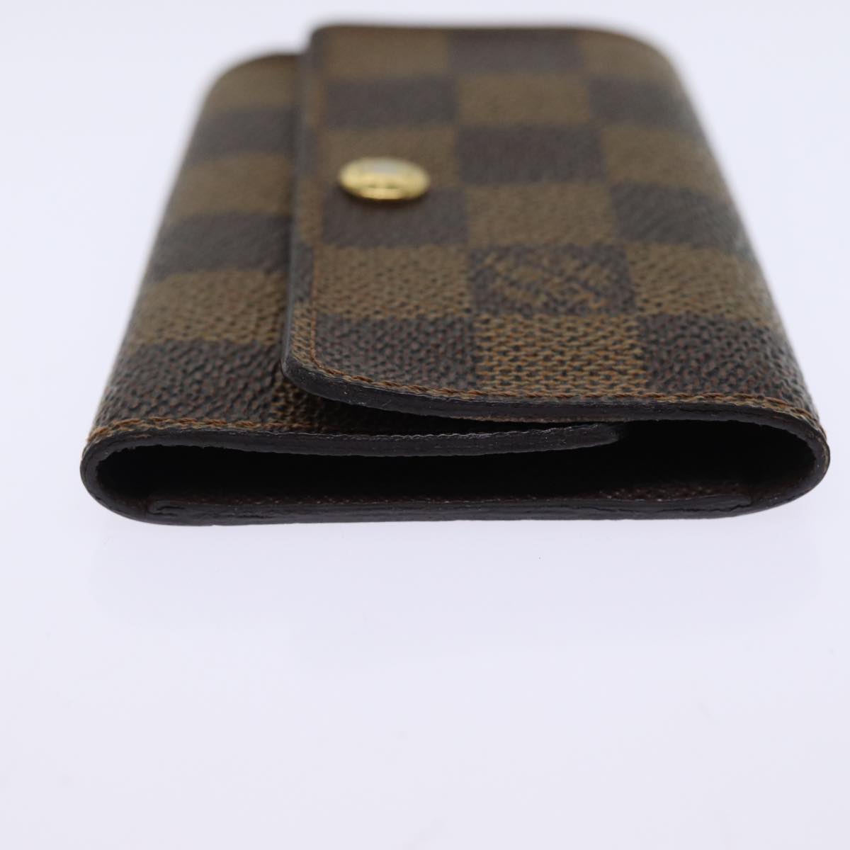 LOUIS VUITTON Damier Ebene Multi Cles 6 Key Case N62630 LV Auth 76437