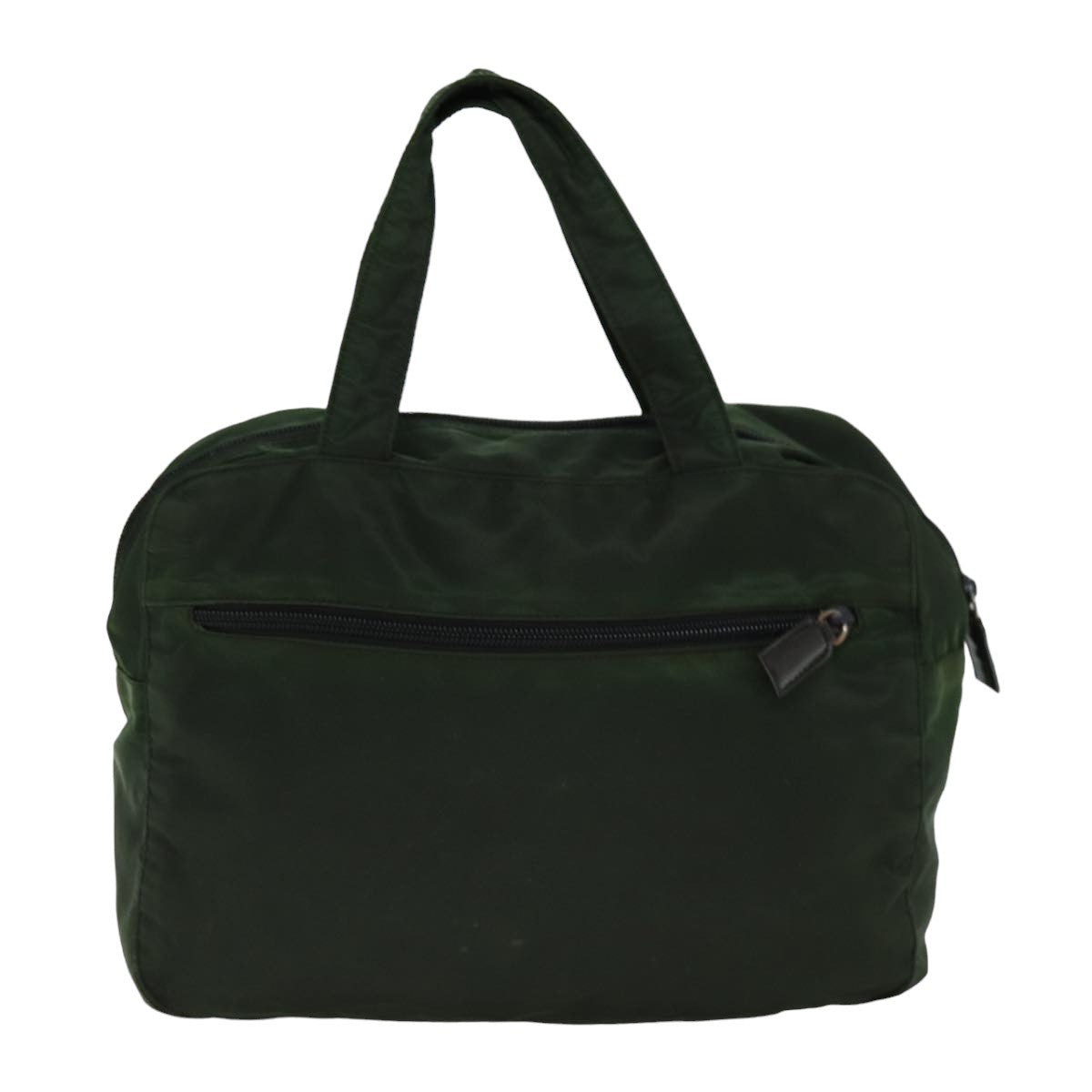 PRADA Hand Bag Nylon Khaki Auth 76455 - 0