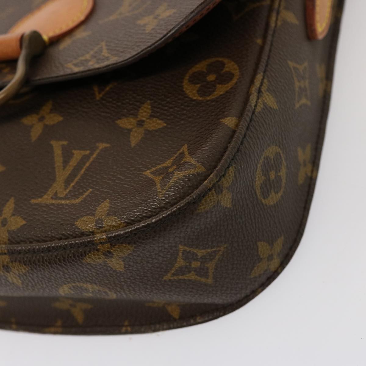 LOUIS VUITTON Monogram Saint Cloud MM Shoulder Bag M51243 LV Auth 76461