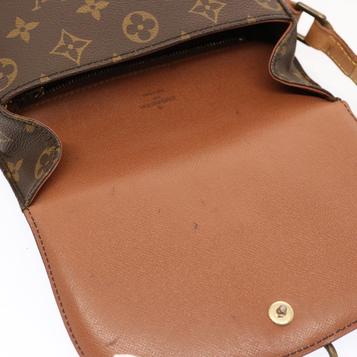 LOUIS VUITTON Monogram Saint Cloud MM Shoulder Bag M51243 LV Auth 76461