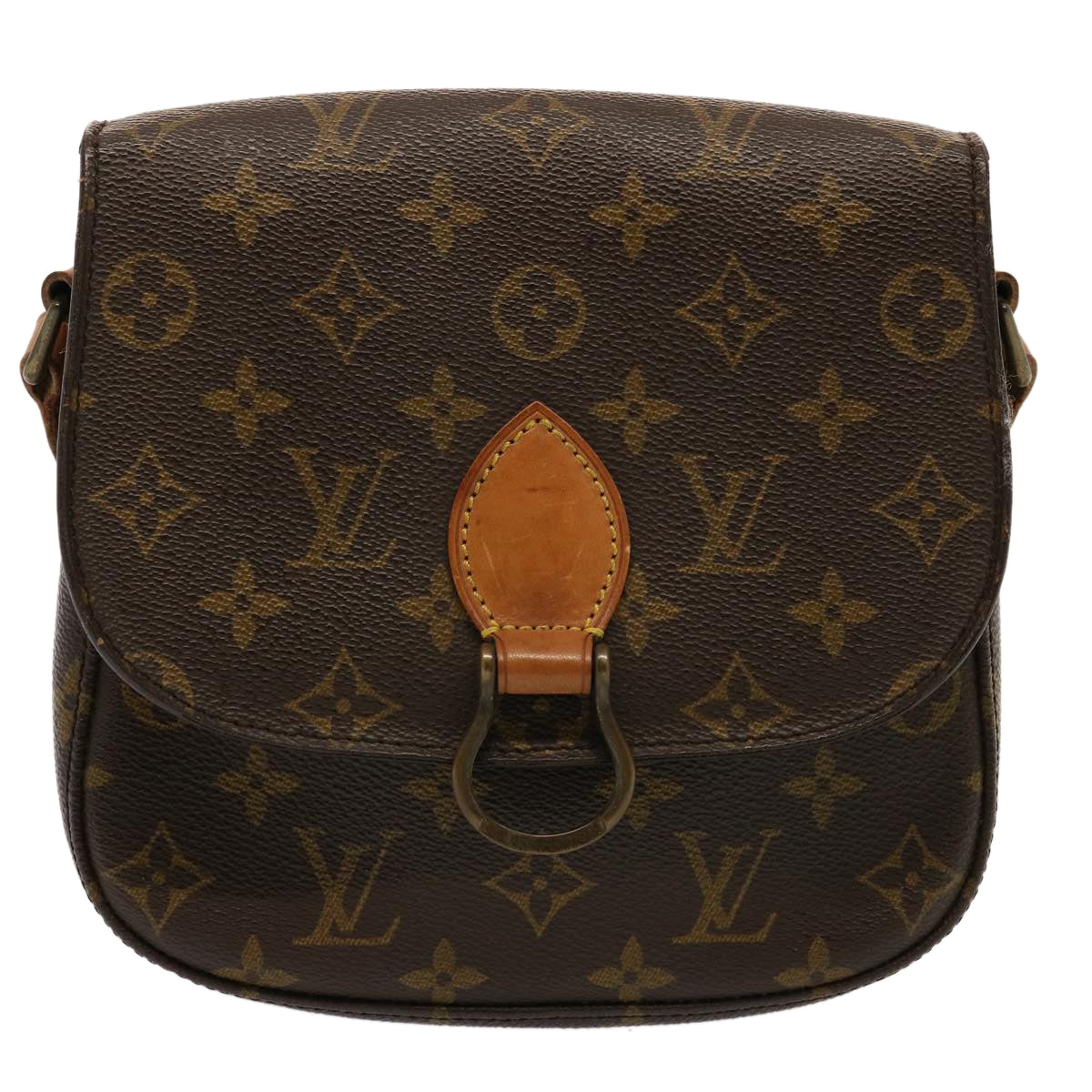 LOUIS VUITTON Monogram Saint Cloud MM Shoulder Bag M51243 LV Auth 76461