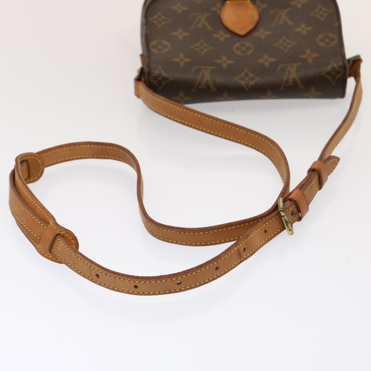 LOUIS VUITTON Monogram Saint Cloud MM Shoulder Bag M51243 LV Auth 76461