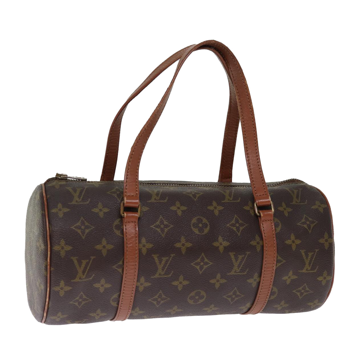 LOUIS VUITTON Monogram Papillon 30 Hand Bag M51385 LV Auth 76463