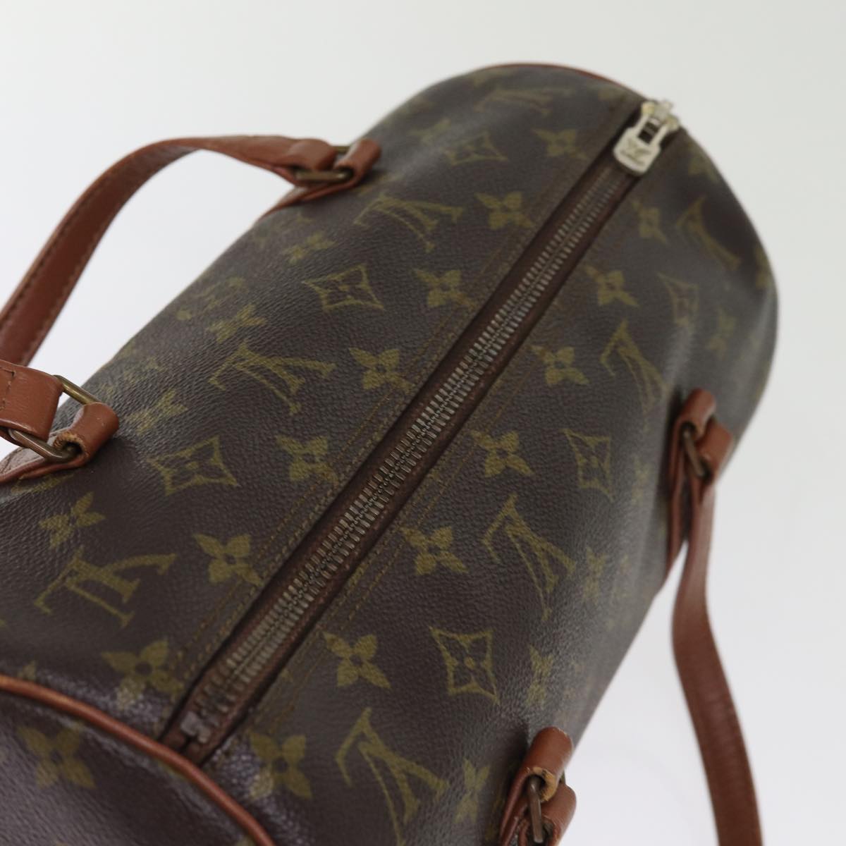 LOUIS VUITTON Monogram Papillon 30 Hand Bag M51385 LV Auth 76463