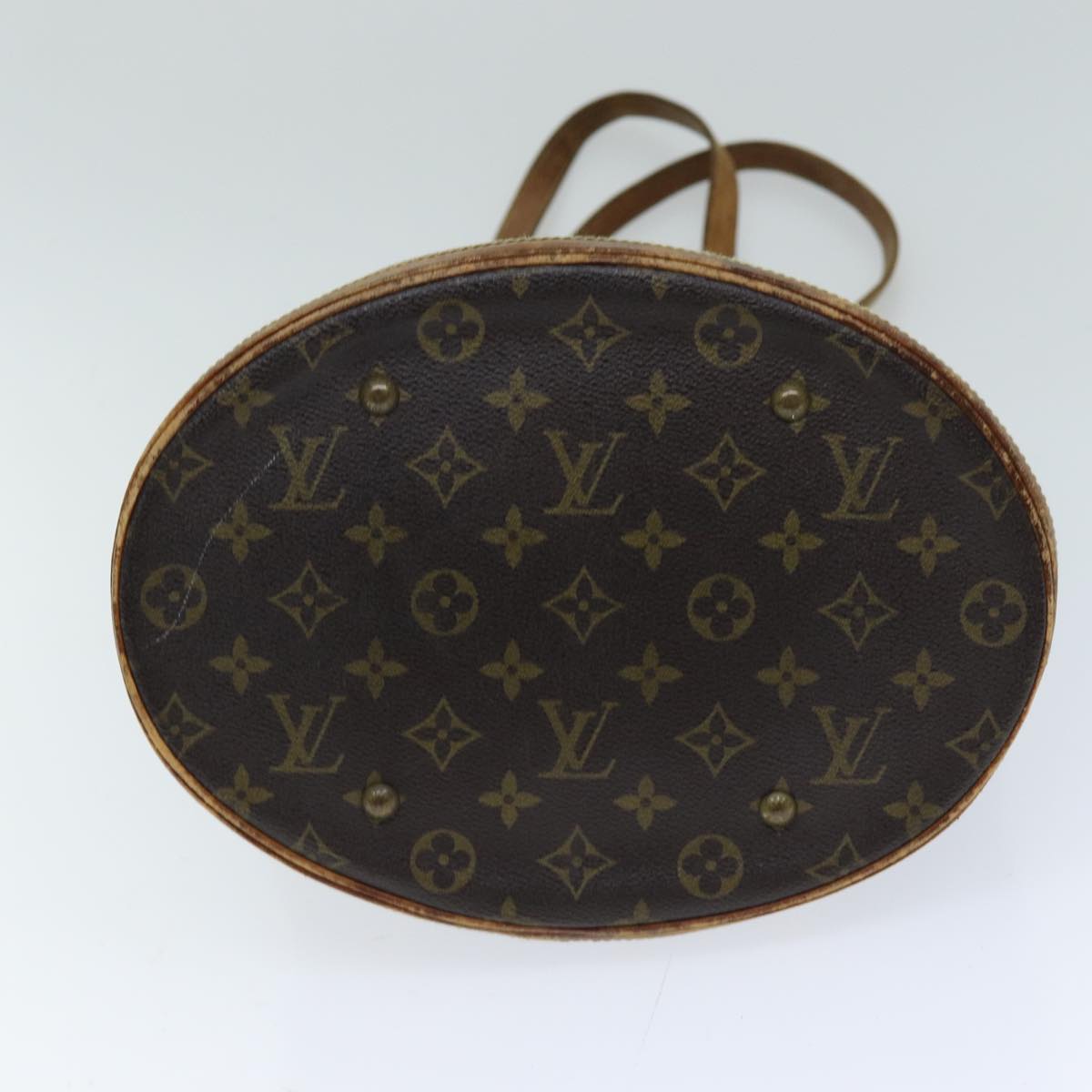 LOUIS VUITTON Monogram Bucket GM Shoulder Bag M42236 LV Auth 76470