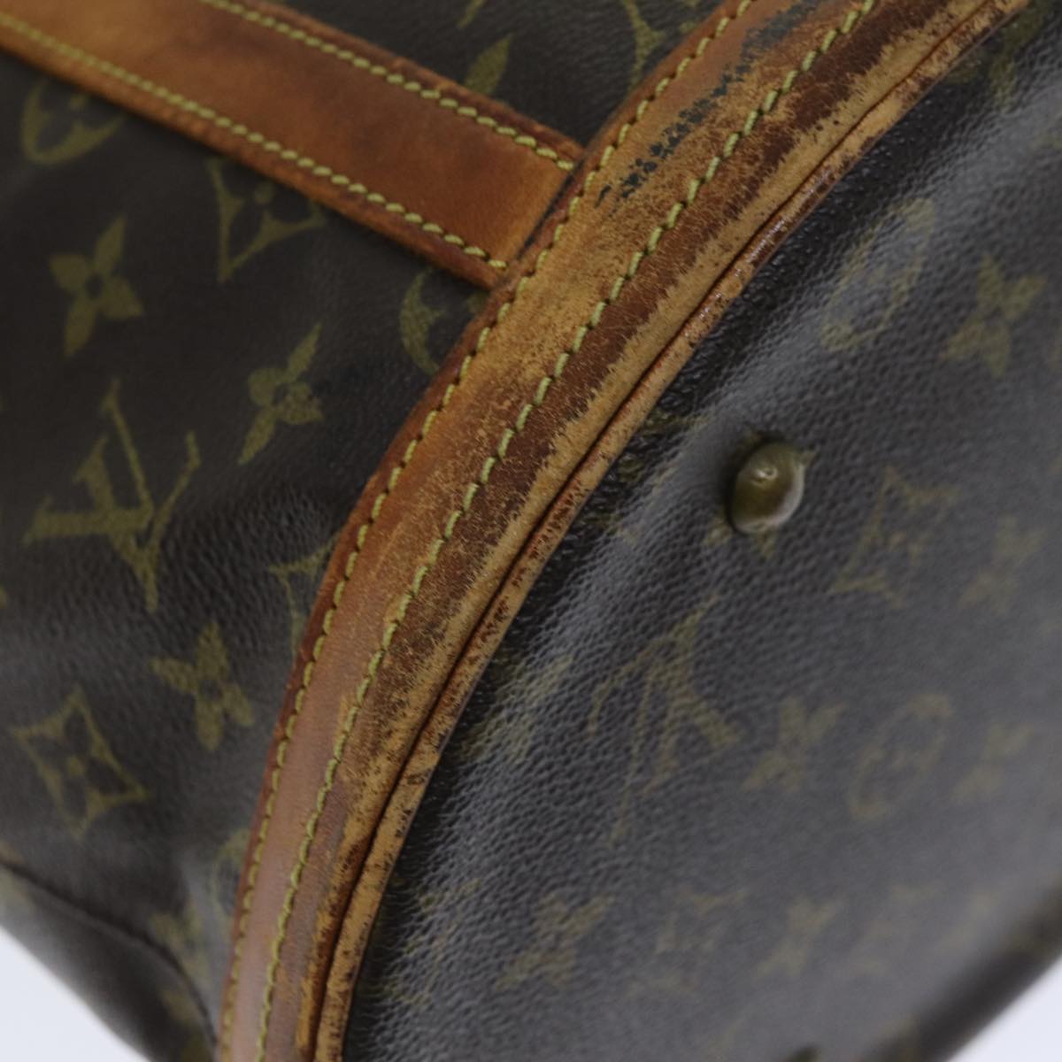 LOUIS VUITTON Monogram Bucket GM Shoulder Bag M42236 LV Auth 76470