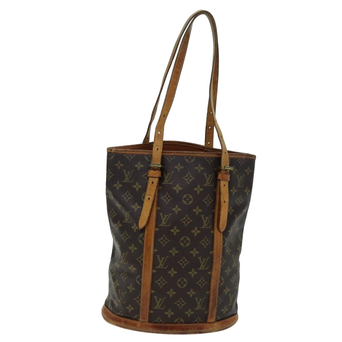 LOUIS VUITTON Monogram Bucket GM Shoulder Bag M42236 LV Auth 76470