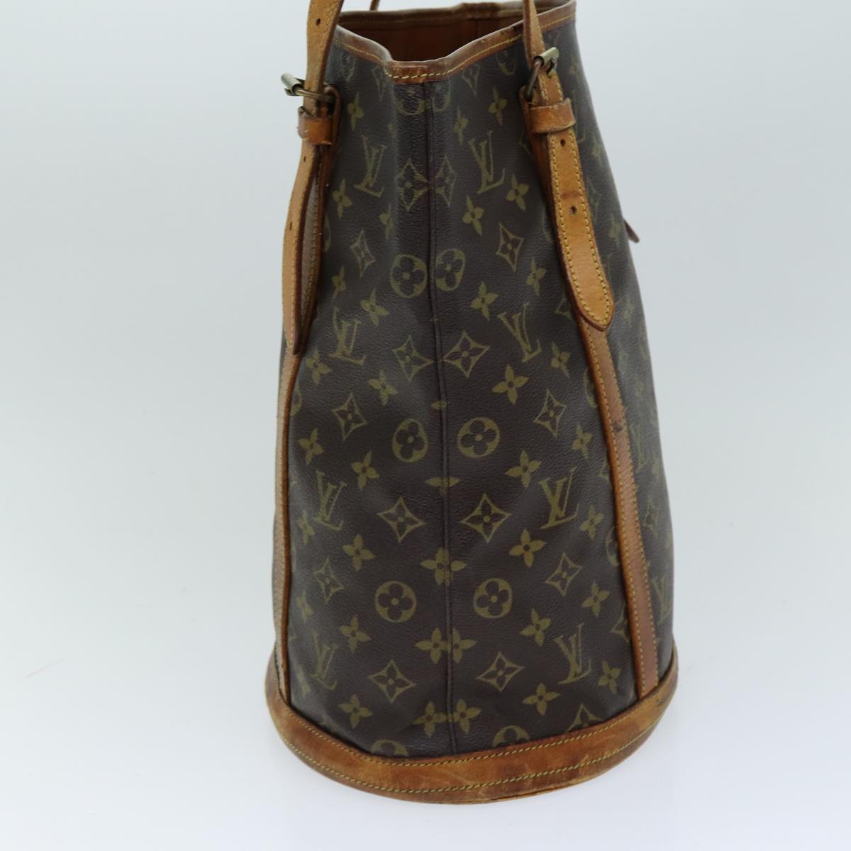 LOUIS VUITTON Monogram Bucket GM Shoulder Bag M42236 LV Auth 76470