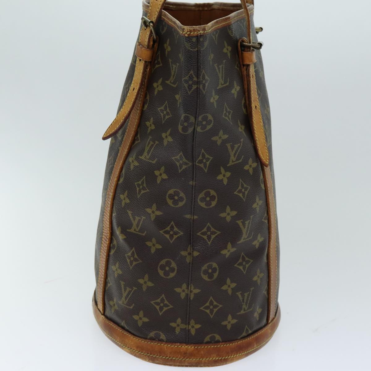 LOUIS VUITTON Monogram Bucket GM Shoulder Bag M42236 LV Auth 76470