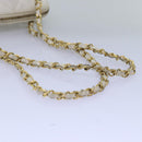 CHANEL Matelasse Chain Shoulder Bag Leather White CC Auth 76482-7