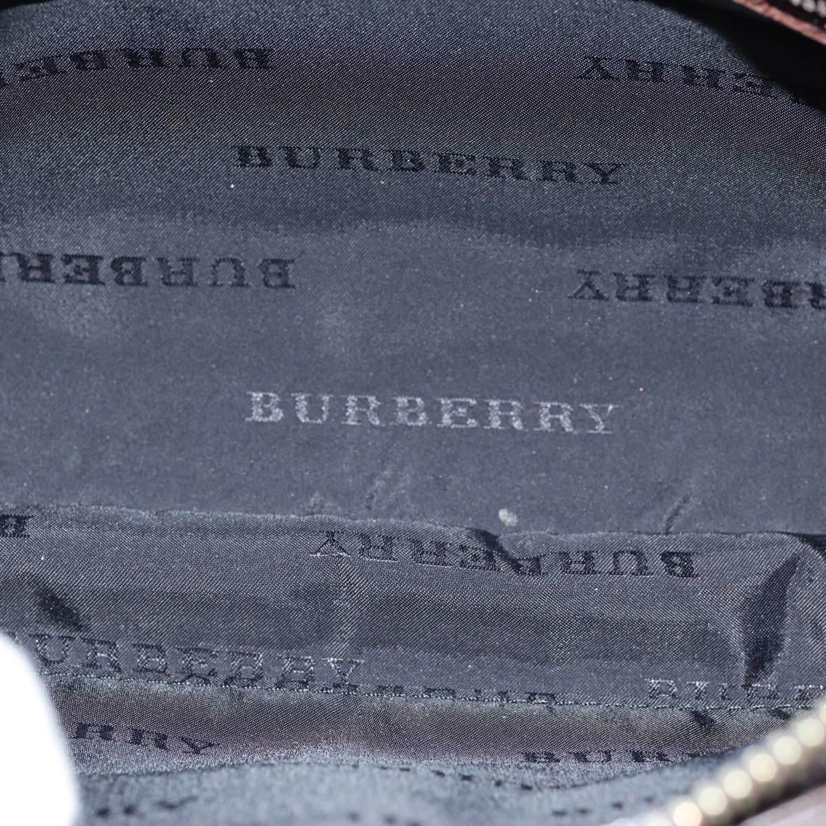 BURBERRY Nova Check Shoulder Bag Canvas Beige Auth 76502