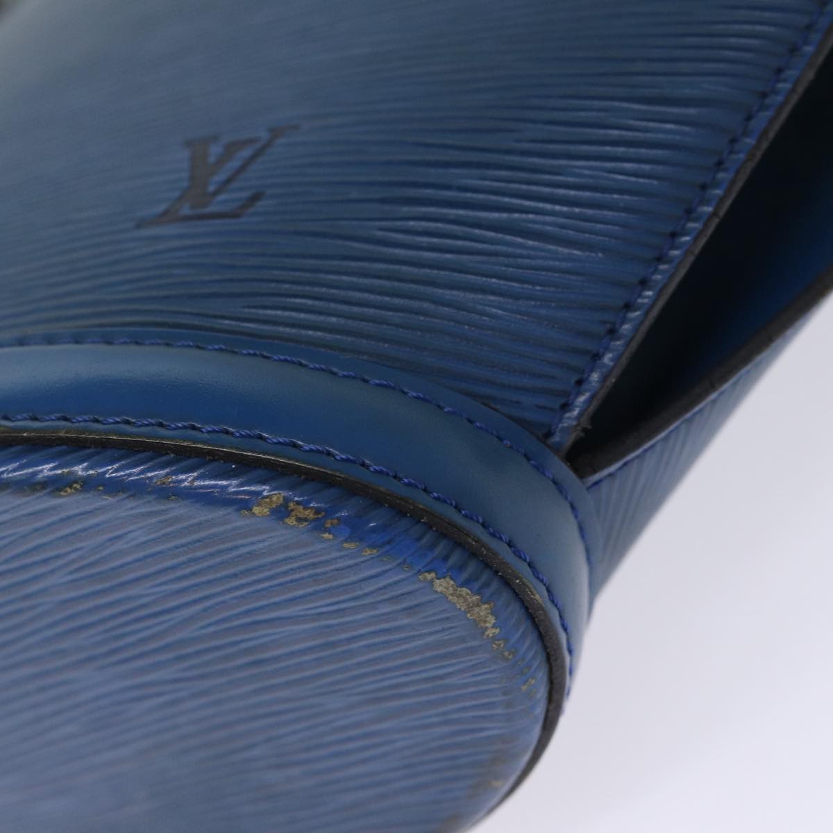 LOUIS VUITTON Epi Saint Jacques Shoulder Bag Blue M52275 LV Auth 76508