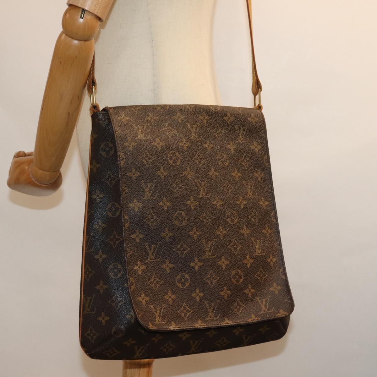 LOUIS VUITTON Monogram Musette Shoulder Bag M51256 LV Auth 76515